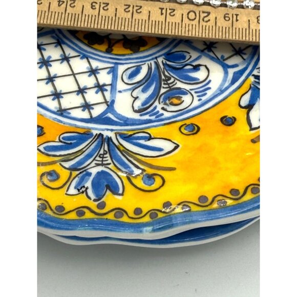 La Cadeaux Benidorm ColorfulMelamine Desert/ Bread/Butter Plate 6.5 "Set of 4 - Picture 4 of 5